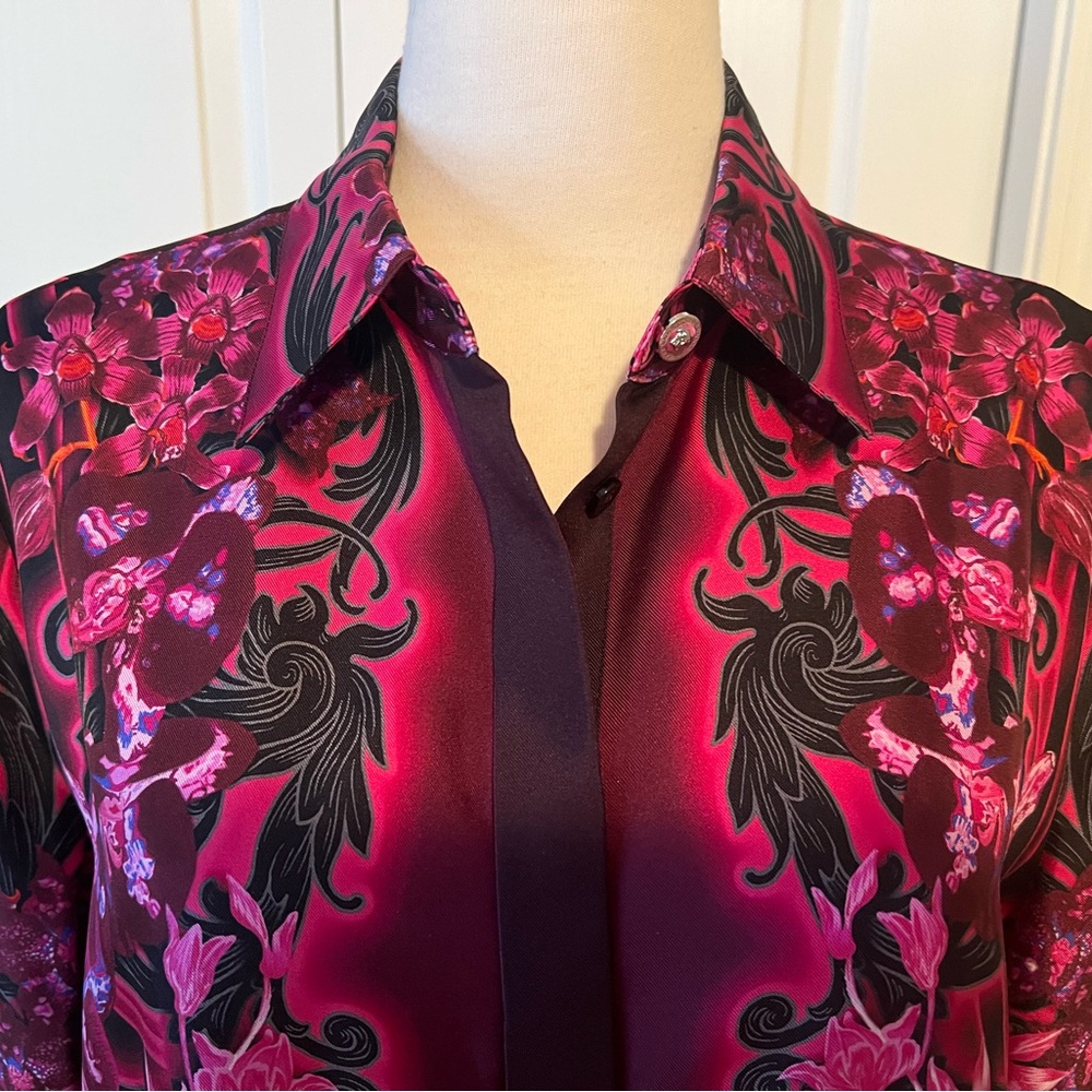 Versace Womens silk blouse NWT sz 42/8